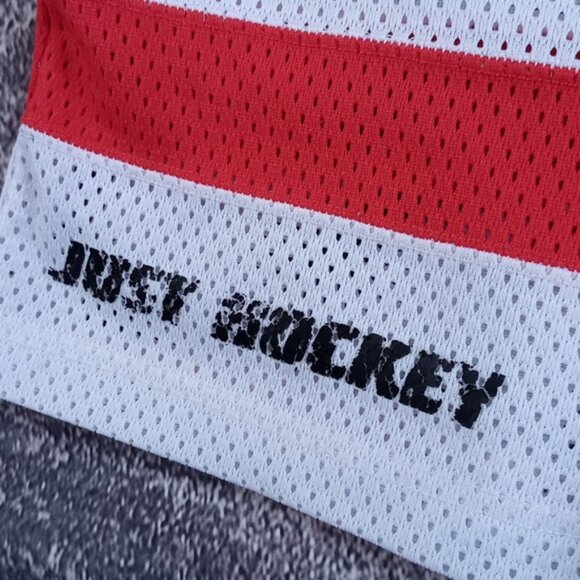 Vintage 90s/80s Calgary Cowboys Hockey Jersey TEX #1 PRO JOY WHA - Picture 8 of 9